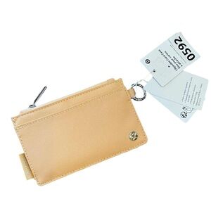 NWT Lululemon clippable card case ROCK MELON
